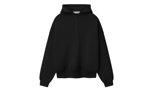 Property Lounge Half Zip Hoodie "Black" 192SP266911F
