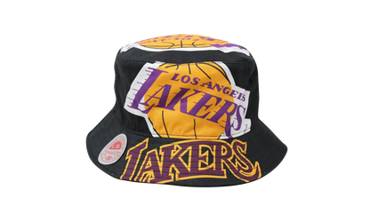 NBA Hardwood Classics Cut Up Bucket Hat "Los Angeles Lakers - Black" BUCKSH21322 LALBLCK