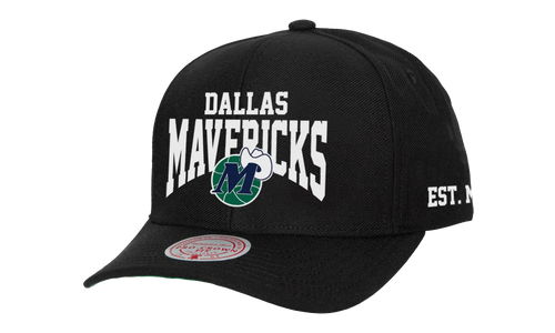NBA Hardwood Classics Big Time Pro Snapback Cap "Dallas Mavericks - Black" HP10013 DMABLCK