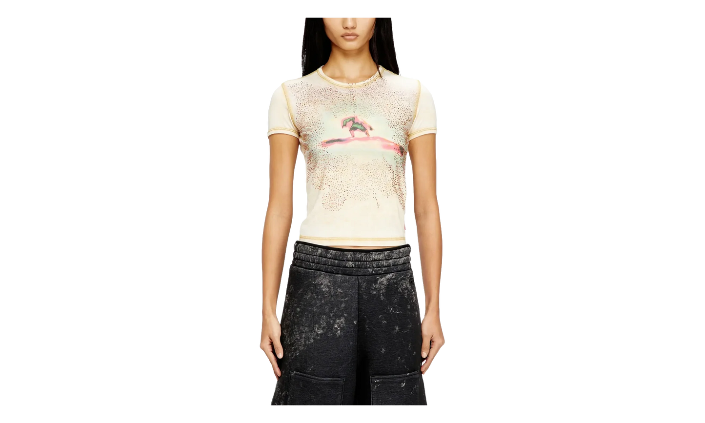 T-UNCUTIES-LONG-S10 Tank Top WMNS "Cream" A21826 0PLBQ 7FUA