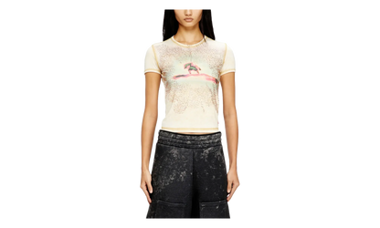 T-UNCUTIES-LONG-S10 Tank Top WMNS "Cream" A21826 0PLBQ 7FUA
