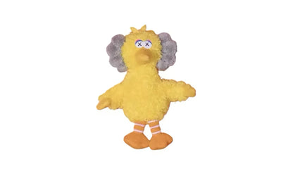 Sesame Street Water Parade Big Bird Plush Keychain "Yellow" KAWS202453