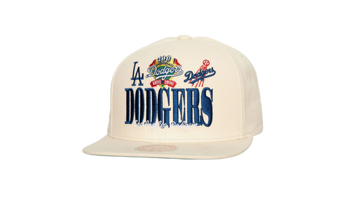 MLB Cooperstown Reframe Retro Snapback Cap "Los Angeles Dodgers - Off White" HHSS6661 LADYYPPPOFWH