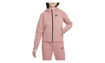 Sportswear Tech Fleece Full-Zip Hoodie GS "Red Stardust / Black" FD2979 618