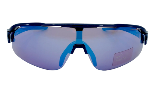 Flyfree Shield Team Sunglasses "Midnight Navy / Road Blue Mirror" IF1107X 410