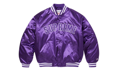 Champion® Satin Varsity Jacket "SS 26 - Purple" SU27454