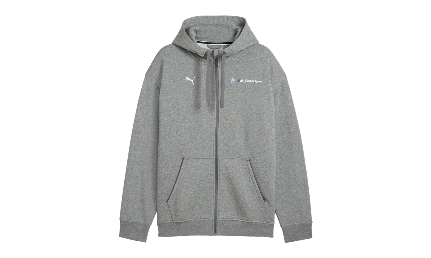 BMW MOTORSPORT ESS+ FZ HOODED JACKET "Gray" 630629 03