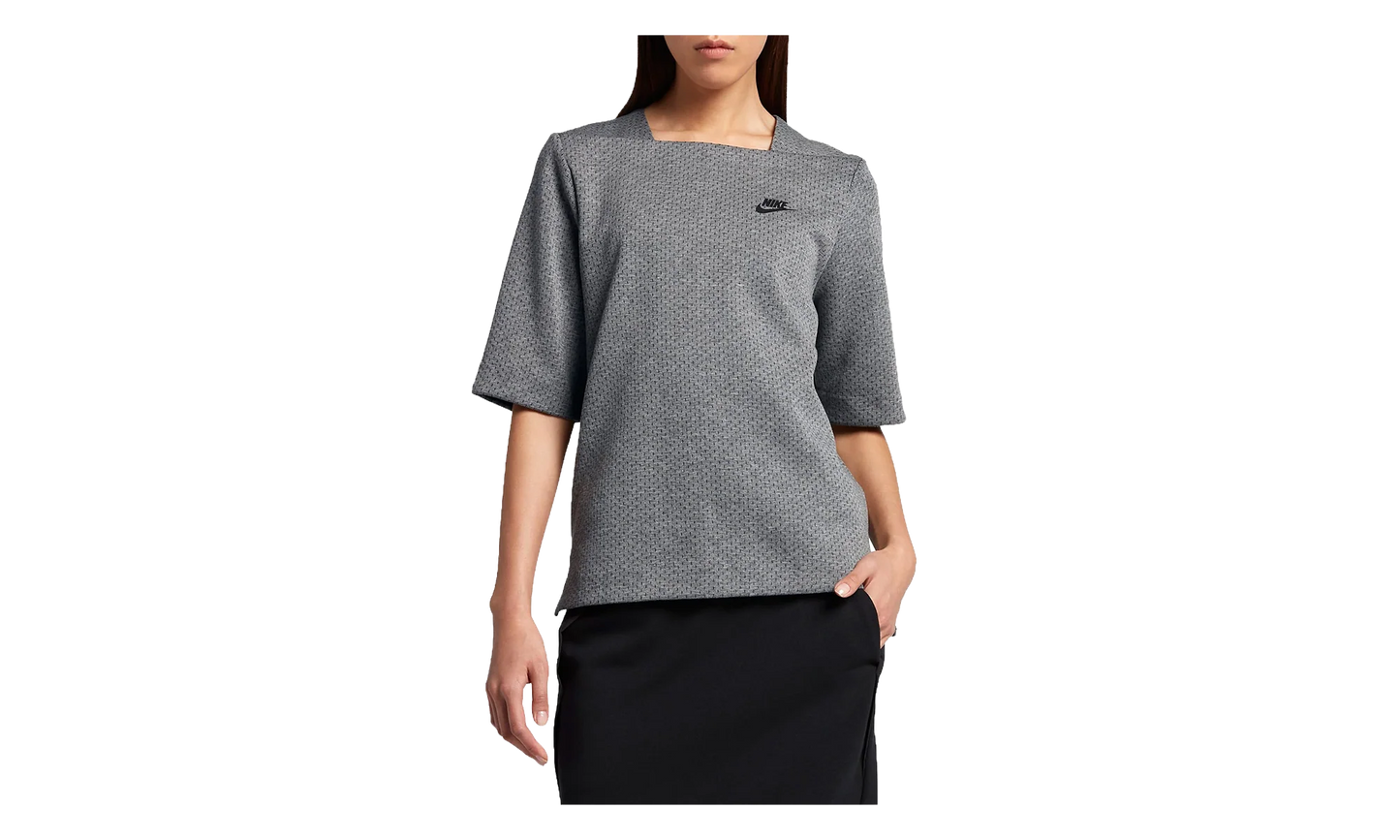 Sportswear Tech Fleece Top WMNS "Carbon Heather / Black" 833450 091