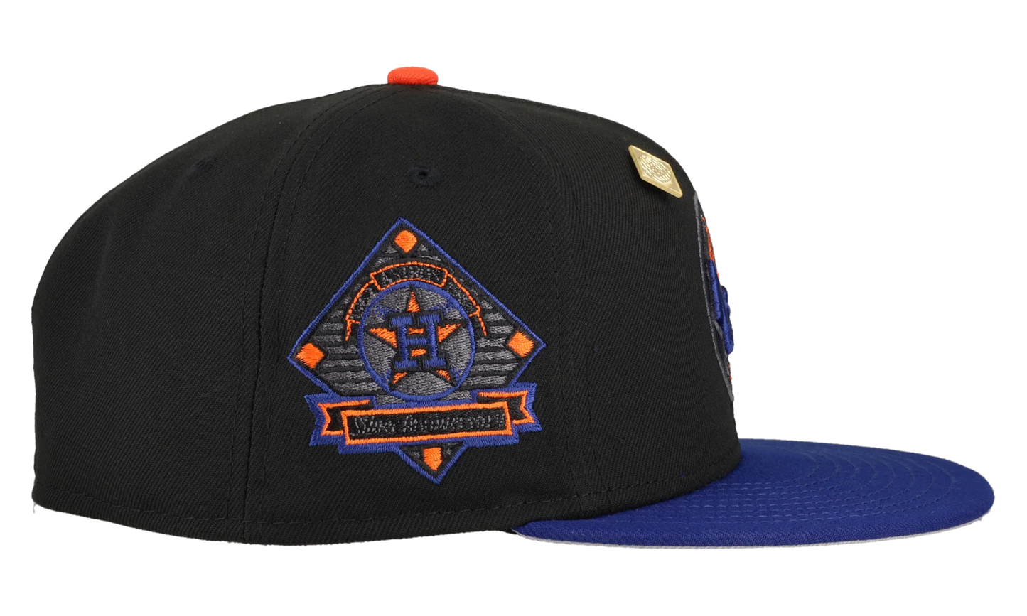 59FIFTY Houston Astros 25th Silver Anniversary Patch Fitted Hat "Black" 123451294906