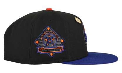 59FIFTY Houston Astros 25th Silver Anniversary Patch Fitted Hat "Black" 123451294906