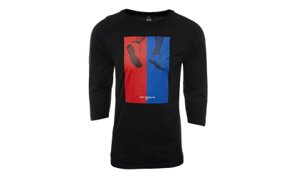 Jordan Retro 10 3/4 Raglan Shirt "Black" AA1879 010