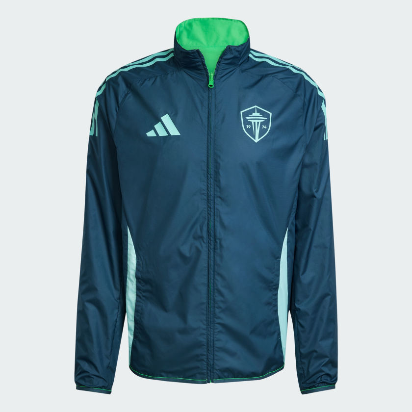 Men's adidas Seattle Sounders FC Reversible Anthem Jacket