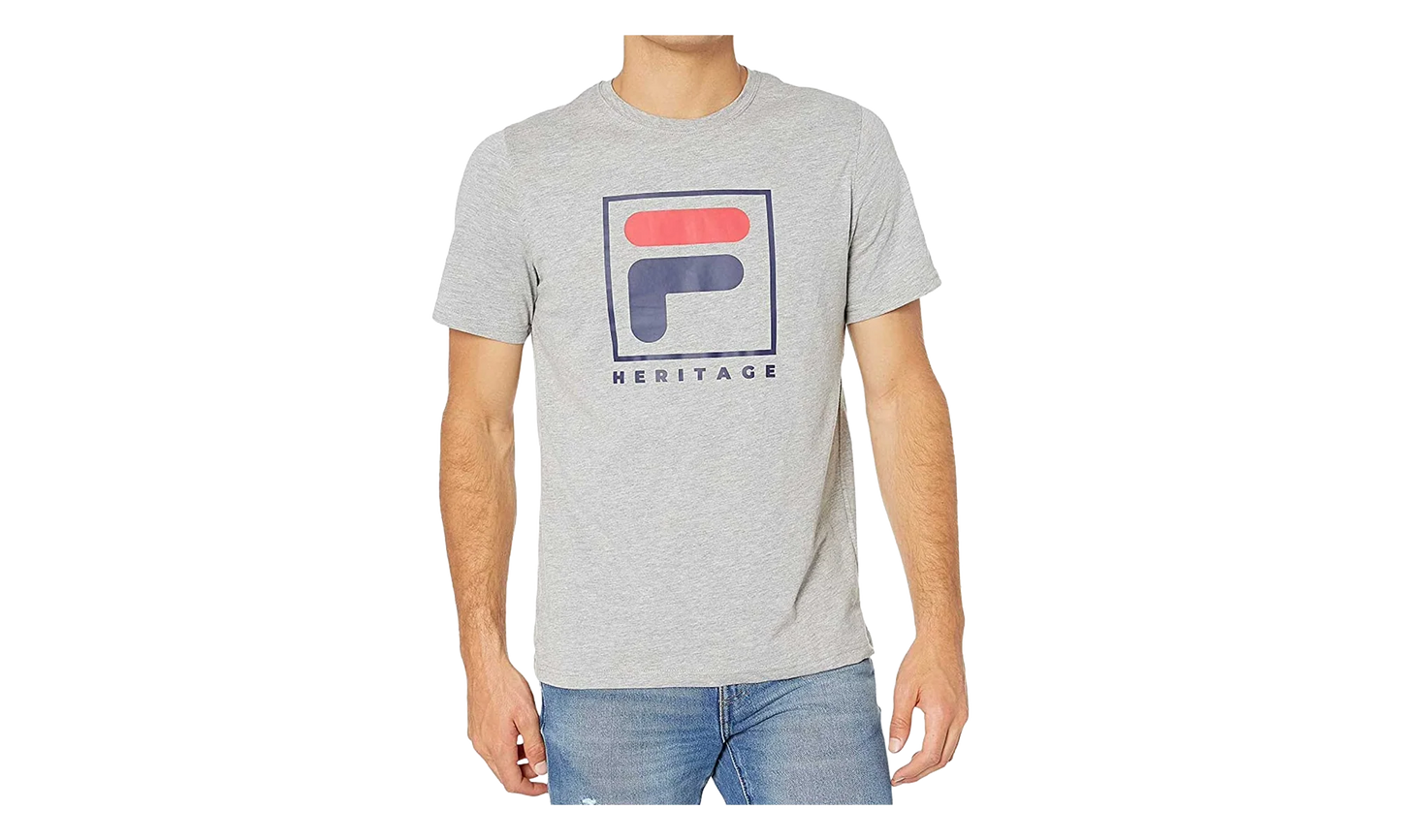 Heritage F Box Logo T-Shirt "Heather Grey" LM913787 073