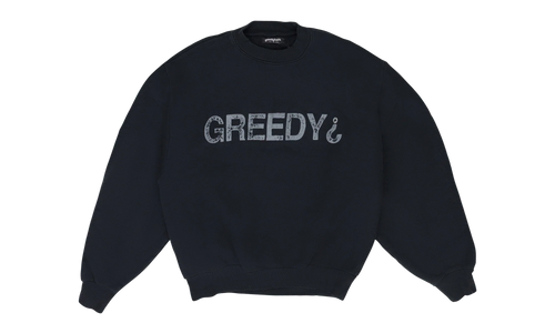 'Greedy ?' Crewneck "Black" GUT MHDS 0002