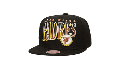 MLB Cooperstown Line Work Snapback Cap "San Diego Padres - Black" HS8528 SDPBLCK