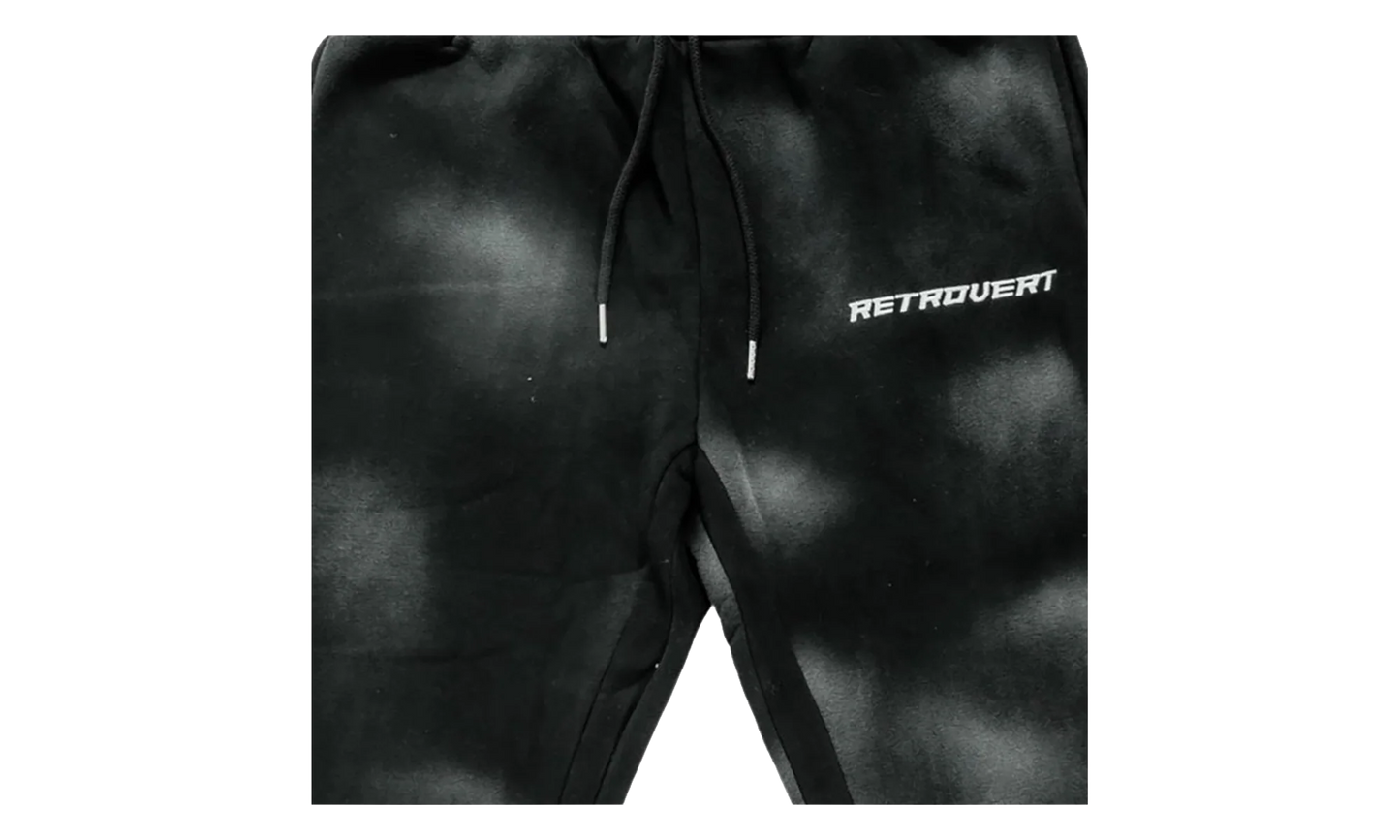 Prefall Flare Sweatpants "Black Washed" RET004