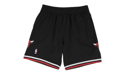 Chicago Bulls Swingman Shorts "Black / Red" MSHAC18023 CBUBLCK97