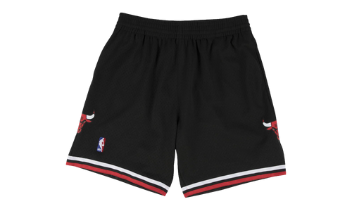 Chicago Bulls Swingman Shorts "Black / Red" MSHAC18023 CBUBLCK97