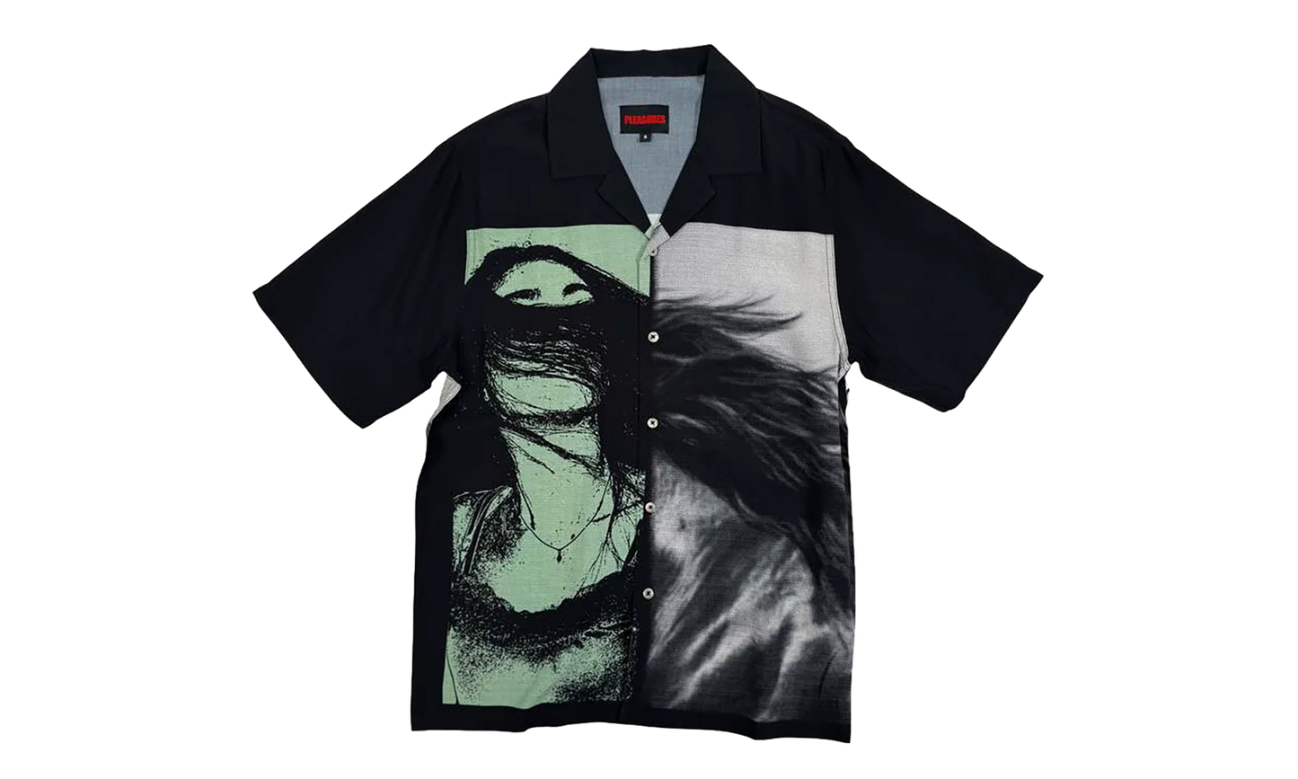 Horse Hair SS Button Up "Black" P26SP030-BLK