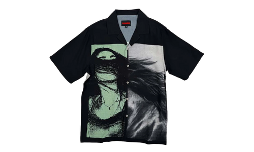 Horse Hair SS Button Up "Black" P26SP030-BLK