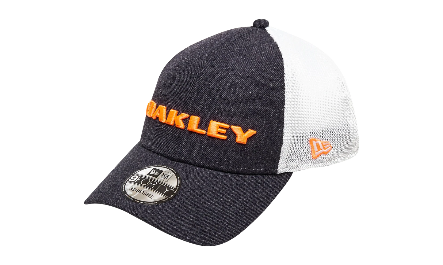 9FORTY OAKLEY x New Era Heather Snapback Hat "Fathom" 911523 6AC