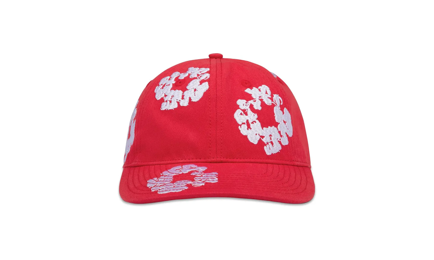 The Cotton Wreath Cap "Red" DT274