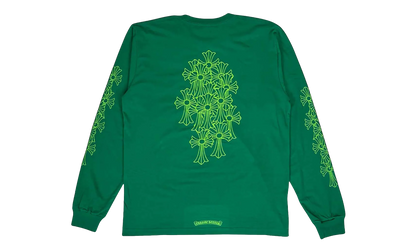 CEMETERY CROSS L/S Tee "GREEN" CHRM0842