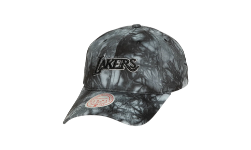 NBA Hardwood Classics Scrunch Tie Dye Dad Cap "Los Angeles Lakers - Black" HLUB4344 LALYYPPPBLCK