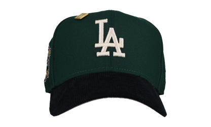 59FIFTY Los Angeles Dodgers 40th Anniversary Fitted Hat "Green / Navy - Corduroy Visor" NE144