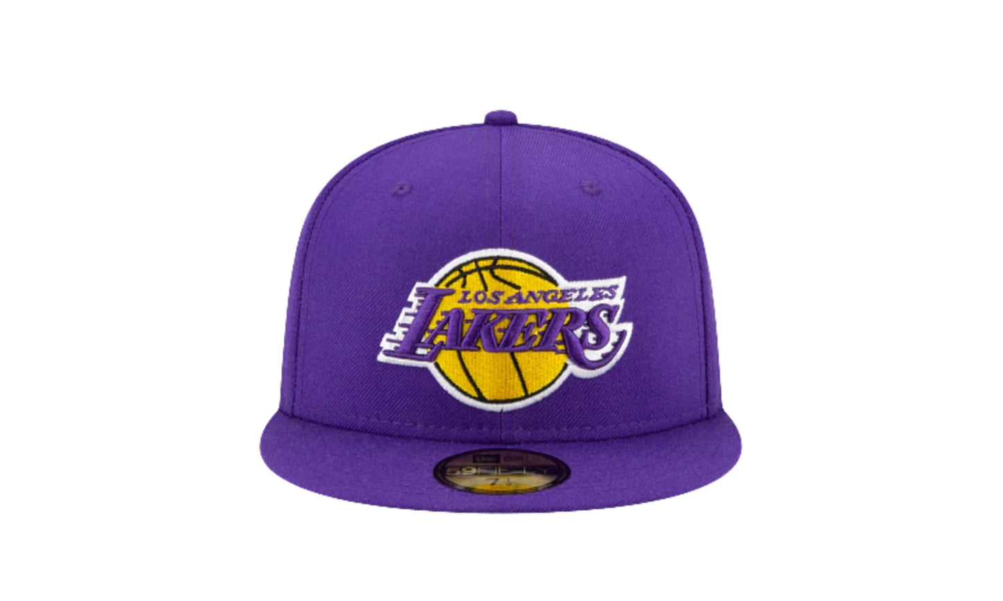 59Fifty NBA Los Angeles Lakers Icy Side Patch Fitted Hat "Purple" 60180898