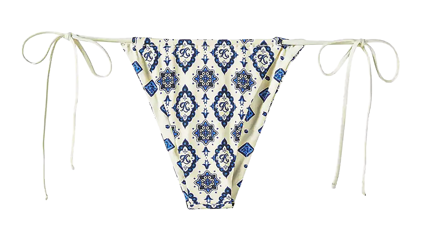 Tova Baroque Tile Tie Bottom "White" KITH53