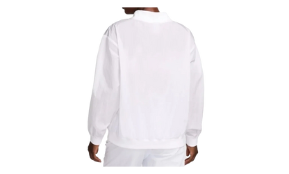 Sportswear Essential Loose UV Woven Long-Sleeve V-Neck WMNS "White" FV7649 100