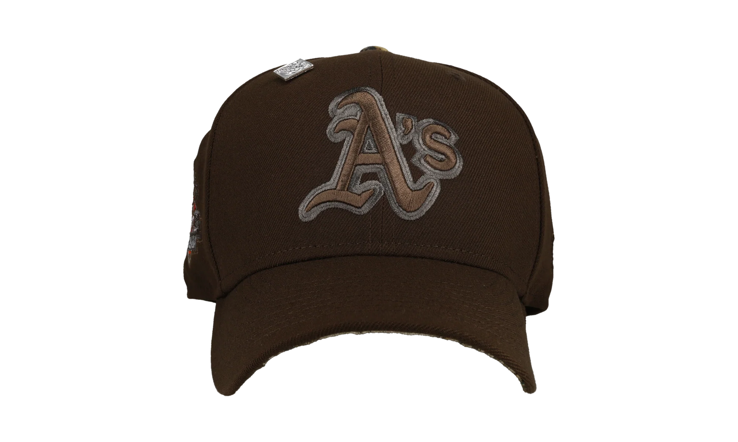 59FIFTY Oakland Athletics 1989 World Series Fitted Hat "Walnut / Copper" NE344