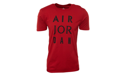 Jordan Stencil T-shirt "Red" AJ1387 687