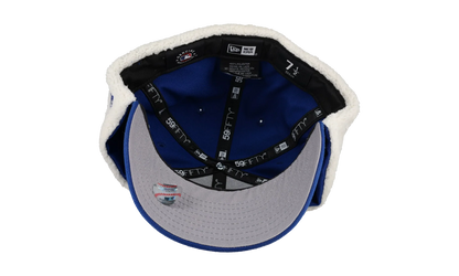 59FIFTY New York Mets Ear Flap Trappers Fitted Hat "Blue / White" NE201