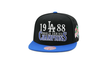 MLB Cooperstown World Series Champions Snapback Cap "Los Angeles Dodgers - Black" HHSS6809 LADYYPPPBLCK
