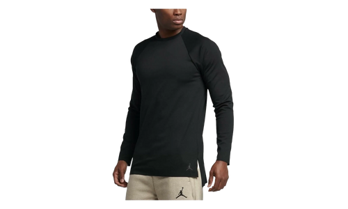 Jordan 23 Lux Raglan Long Sleeve Tee Shirt "Black" 834543 010