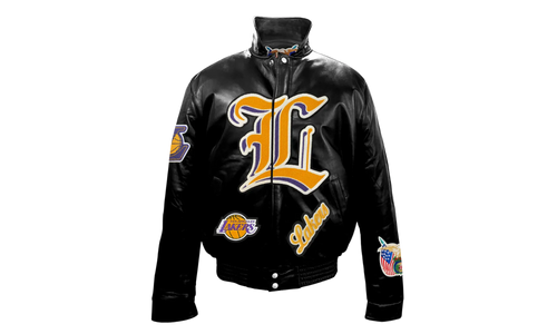 Puffer Full Leather Jacket "Los Angeles Lakers" BL 104