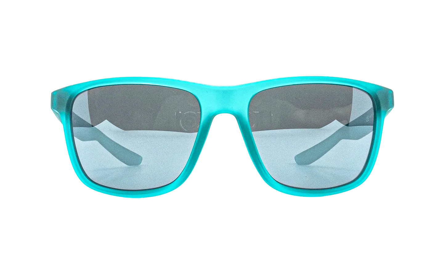 Flip Sunglasses "Matte Clear Jade / Black / Grey Silver Flash Mirror" EV0990 340