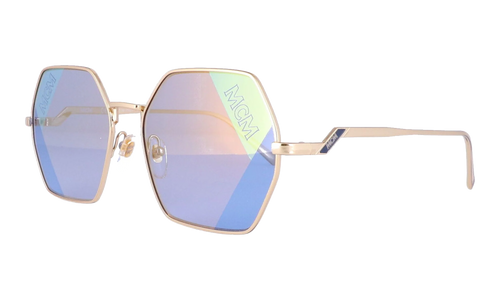 Hexagon Sunglasses "Shiny Gold" MCM126S-740