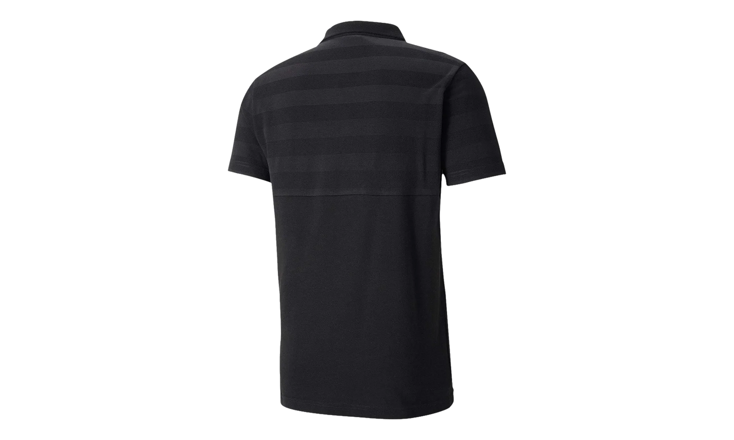 Scuderia Ferrari Striped Polo "Black" 596123 01