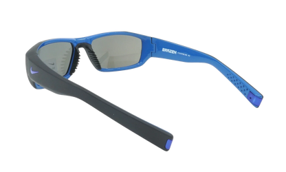 Brazen R Sunglasses "Matte Black / Multi Blue / Grey / Blue Flash" EV0758 049
