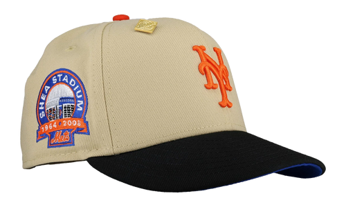 59FIFTY New York Mets Shea Stadium Vegas Fitted Hat "Gold" 123451297568
