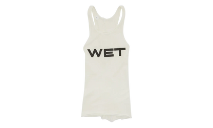 Mowalola Wet Tank Top "White" T303GD PFD