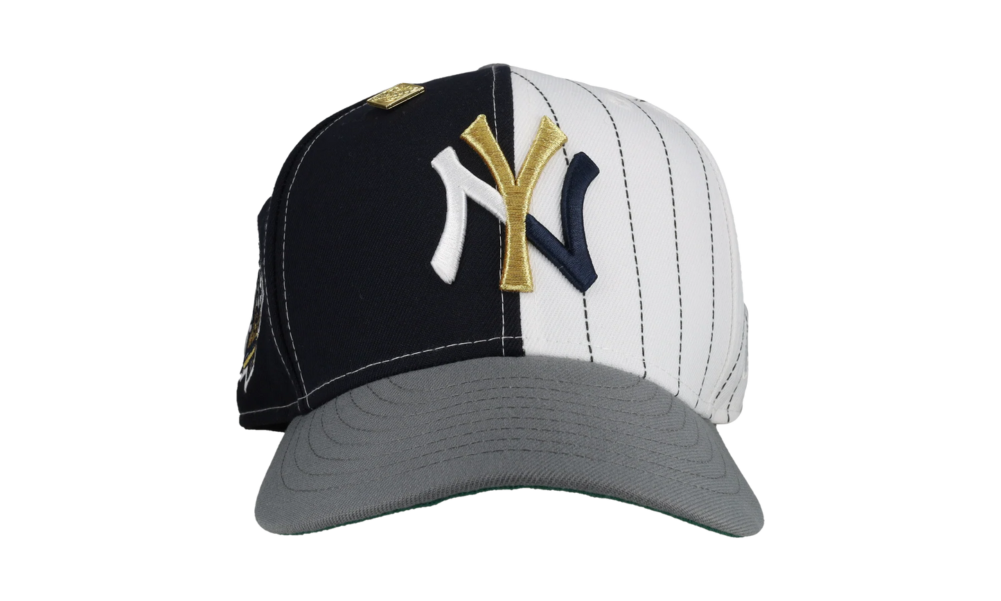59FIFTY New York Yankees 1999 World Series Split Panel Fitted Hat "Black / White / Grey" NE256