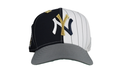 59FIFTY New York Yankees 1999 World Series Split Panel Fitted Hat "Black / White / Grey" NE256