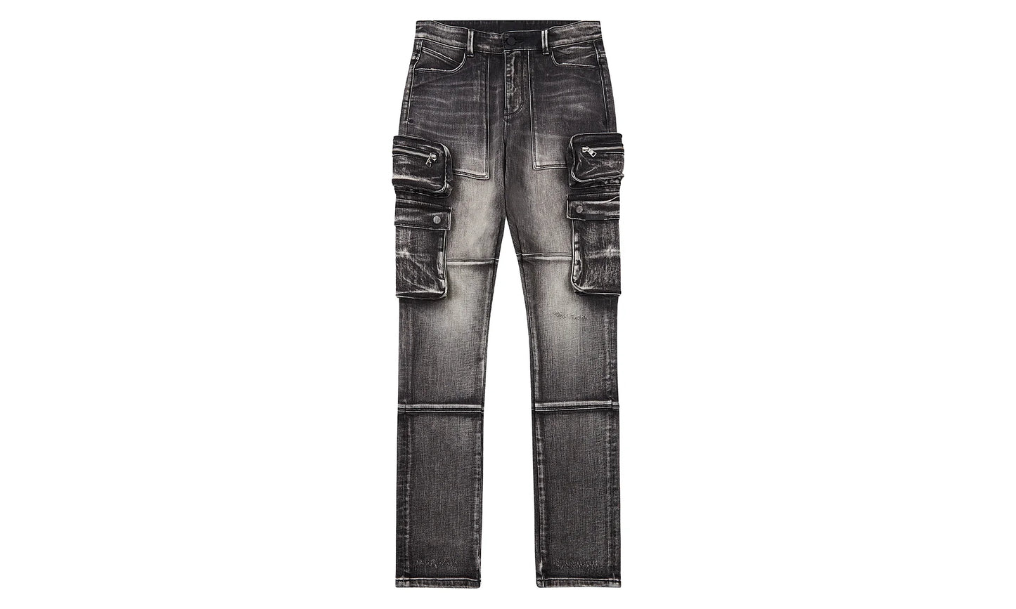 Slate Cargo Denim "Grey" B1839ASSTM