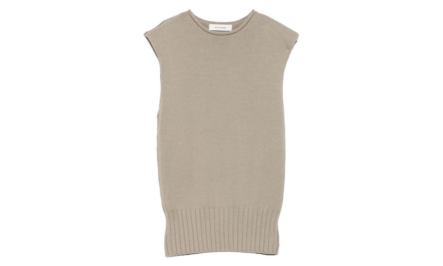 Burns Knit Vest "Middle Grey" ES2714MG