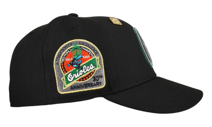 59FIFTY Baltimore Orioles 30th Anniversary Fitted Hat "Black / Green Metallic" 123451297730
