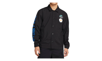 Sportswear Have A Nike Day Snap-front Coaches Jacket "Black / Washed Teal" DM5055 010